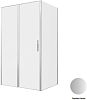 Душевой уголок Allen Brau Priority 120x90 3.31008.BA + 3.31017.BA серебро браш фото 1