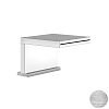 Излив Gessi Rettangolo 20191-707 шлифованный черный металл фото 1