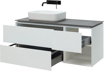 Тумба под раковину Allen Brau Infinity 120 1.21005.WM L белый матовый фото 5