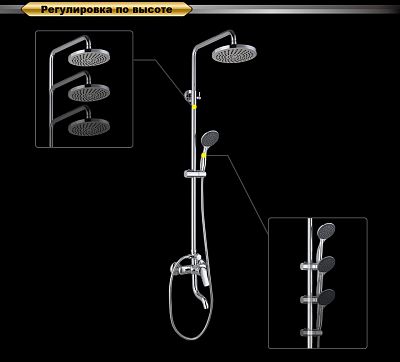 Душевая система D&K Bayern Arbeo (DA1243701B10) фото 6