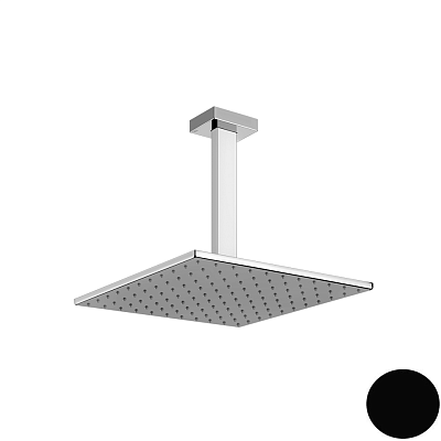 Душевая головка Gessi Rettangolo Shower 15186-299 черный фото 1