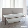 Акриловая свободностоящая ванна Duravit XViu 700443000B10000 белая фото 3