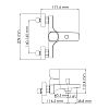 Naab 8601 Смеситель для ванны и душа фото 11