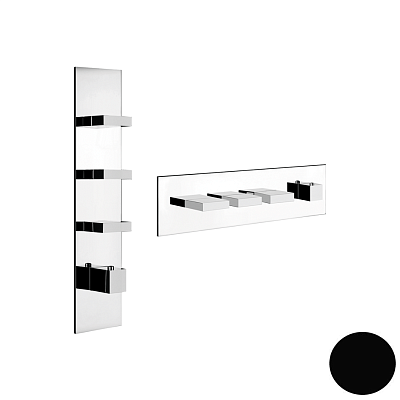 Смеситель Gessi Rettangolo Wellness 43026-299 черный фото 1