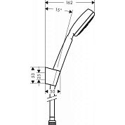 Душевая лейка Hansgrohe Crometta 100 1jet Porter 26664400