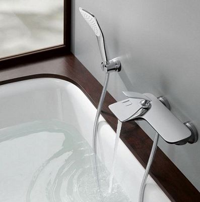 KLUDI BALANCE Однорычажный смеситель для ванны и душа, арт. 524450575 фото 3