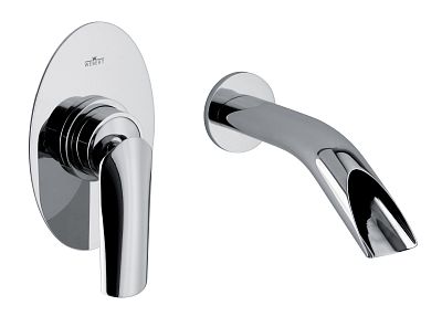 Смеситель для раковины Webert Aria AI830606 Хром с ручкой Brina фото 1